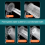 High pressure Shower Head Set 5 Modes Adjustment with Hose Holder 3