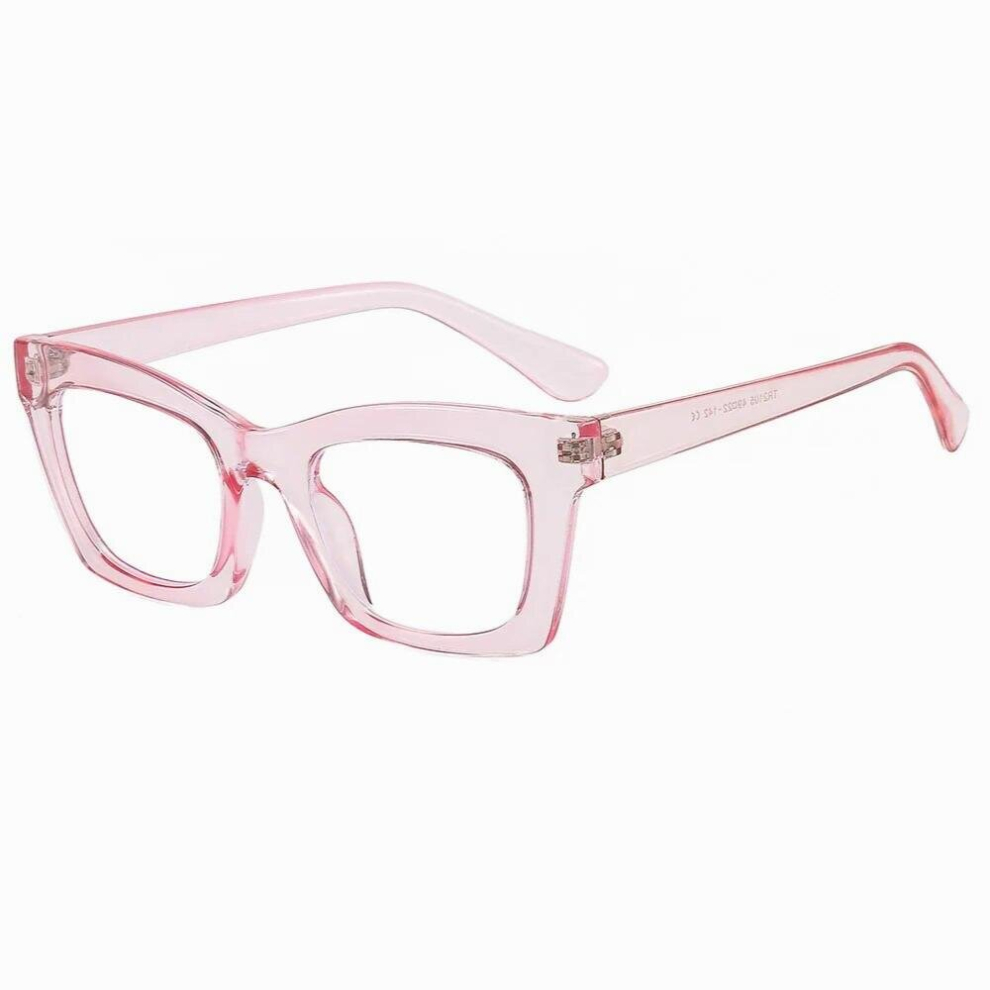 YOOSKE Anti Light Blocking Glasses Women TR90 Square Computer Eyeglasses Frames for Men Optical Frame