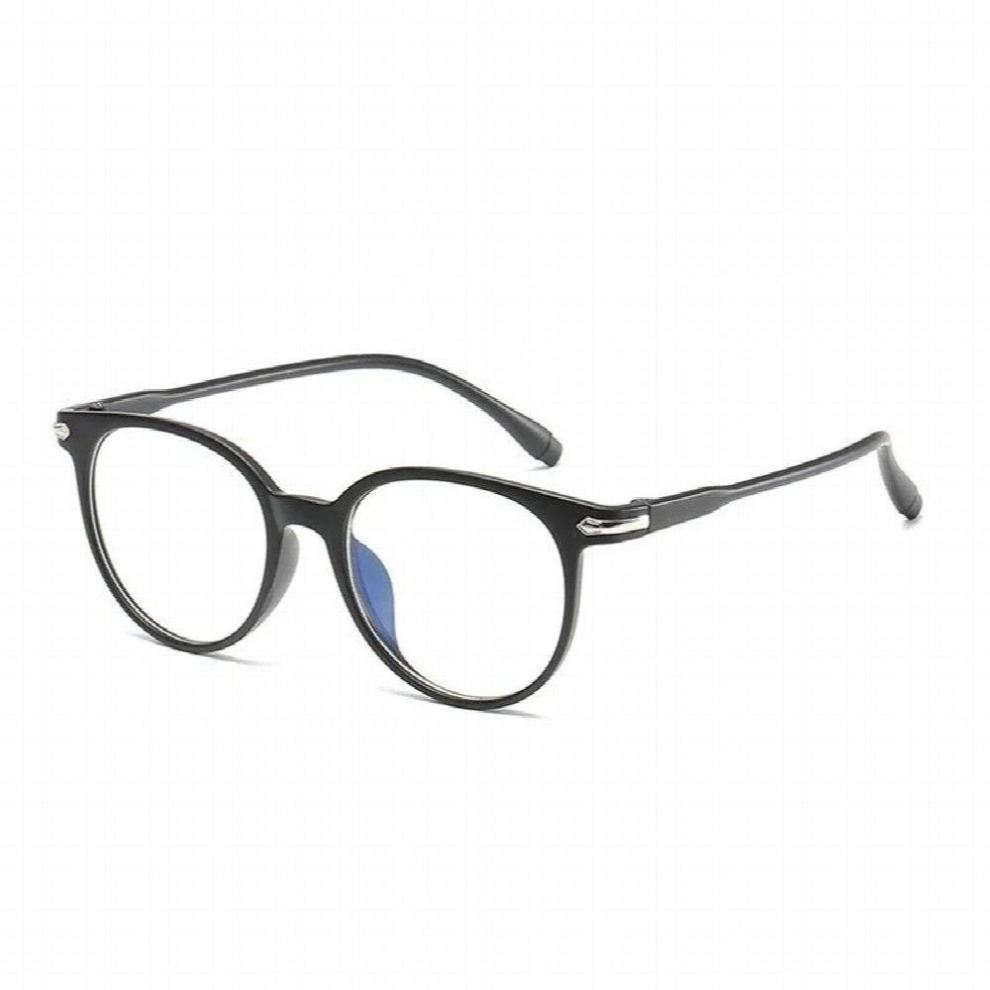 HD Clear Glasses Women Anti Light Computer Glasses Fashionable Anti-fatigue Large Frame Plain Eyeglasses