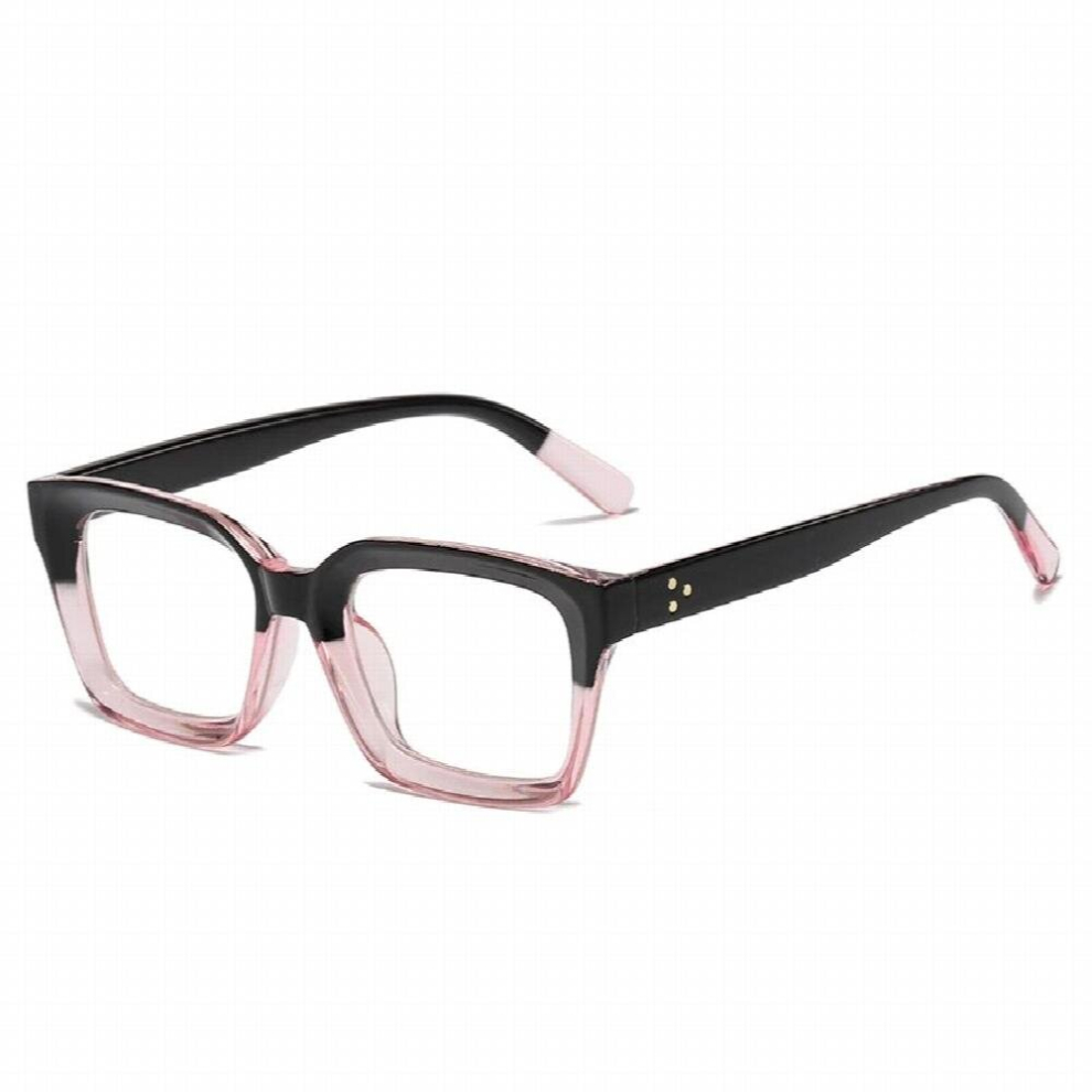 Hot Square Transparent Glasses Anti Light Eyewear Computer Mobile Phone Spectacles Flat Lens Comfortable