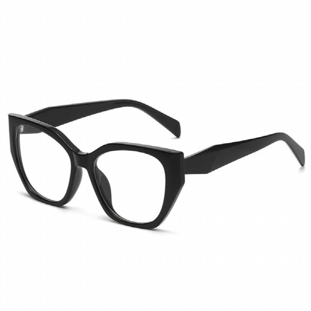 SHAUNA Anti-Blue Light Retro Women Glasses Frames Oversize Optical Eyeglasses Frame