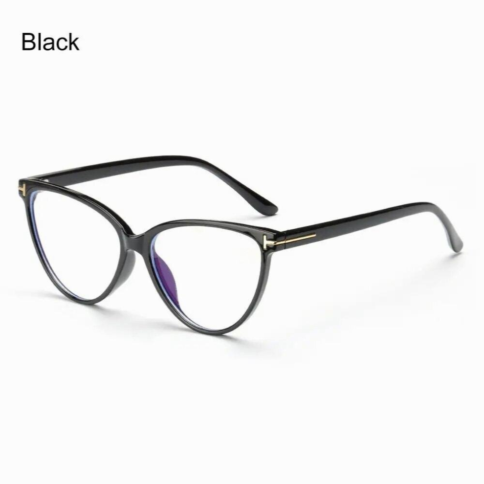 Transparent Computer Glasses Women Men Anti Light Cat Eye Eyewear UV Blocking Optical Spectacle Eyeglass