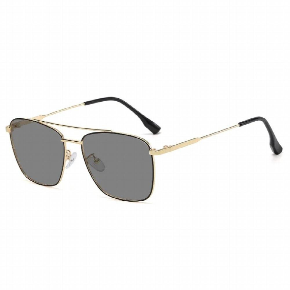 Anti Light&Photochromic Double Beam Goggles, Mens Ray Blocking Computer Glasses, Womens Myopia Glass Frames A9066