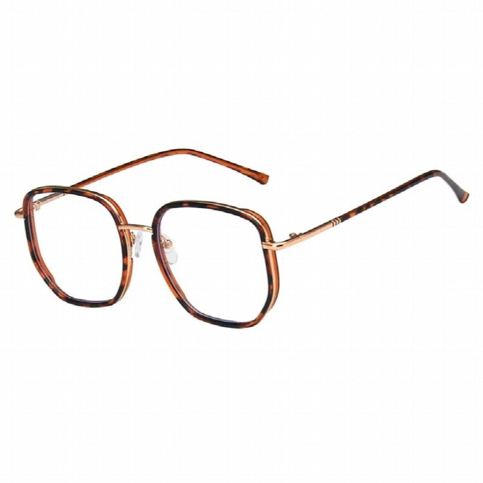 SHAUNA Dark Green Glasses Frame Clear Anti Light Square Optical Frame Computer Glasses