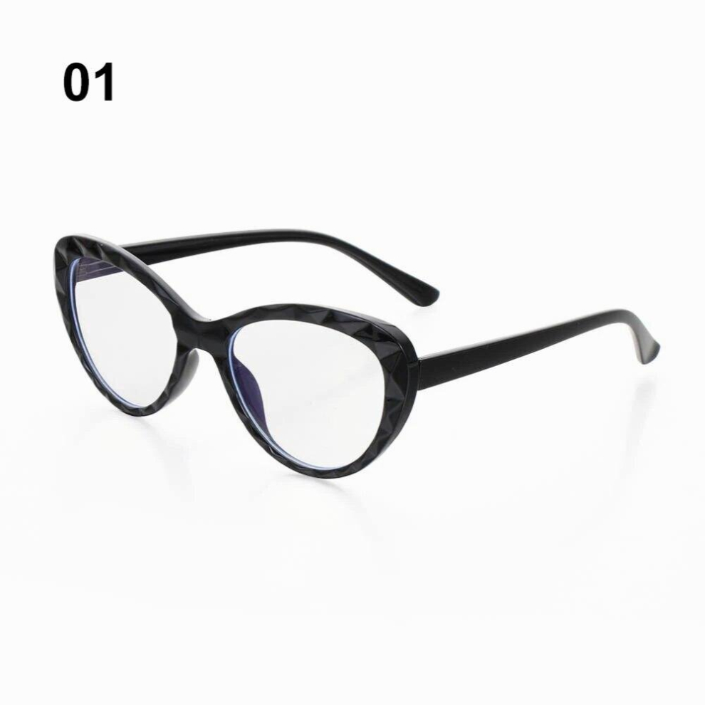Vintage Cat Eye Eyeglasses for Women Men Flexible Portable Anti Rays Glasses Computer Glasses Optical Eyewear