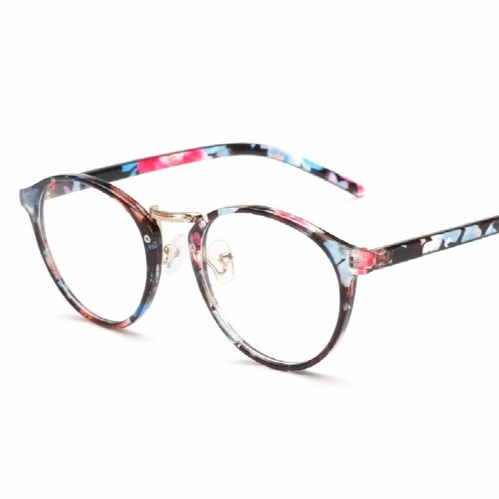 Multicoloured Plain Glasses Frame Computer Glasses Spectacles Round Transparent Optical Glasses Women Men Eyeglasses Frame For Female Male