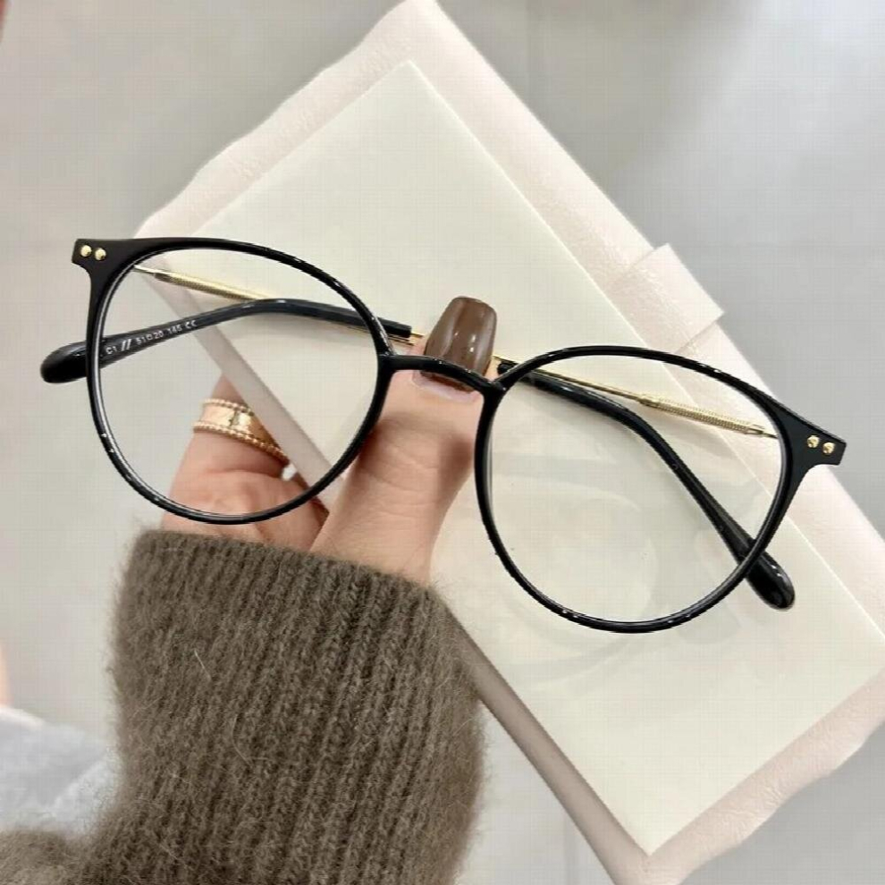 Style Optical Spectacle Eyeglasses Vintage Light Blocking Computer Glasses Men Women Anti-radiation Optical Glasses