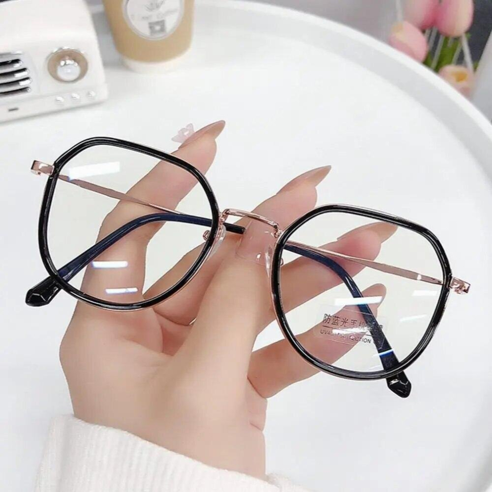Office Durable Eye Protection Anti-Blue Light Glasses Oversized Eyeglasses Computer Goggles Ultra Light Frame 885672526467