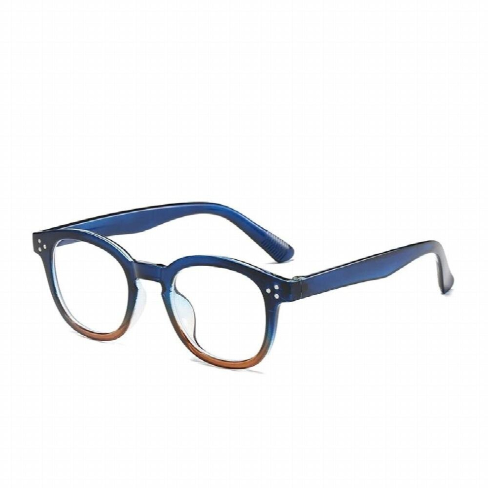 Vintage Computer Glasses big Frame Women Men Anti Light Round Eyewear Blocking Glasses Optical Spectacle Eyeglass