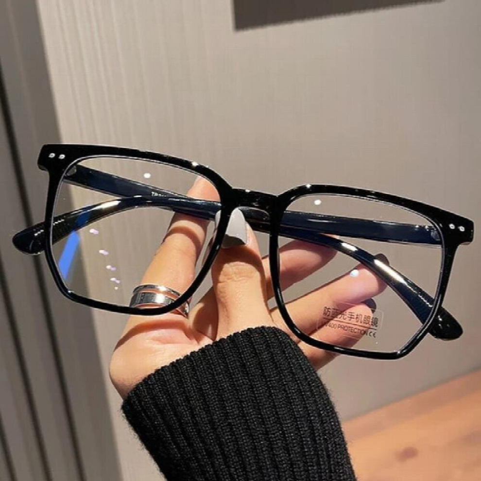 Round Eyewear Transparent Computer Glasses Frame Women Men Anti Light Blocking Glasses Optical Spectacle Eyeglass