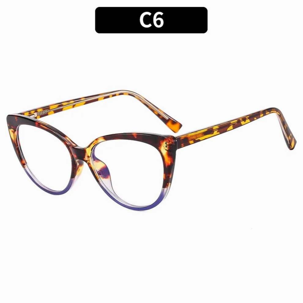 Multicoloured Cat Eye Prescription Frames Glasses Women Retro Optics Spectacle Frame Personality Eyeglasses Tr90