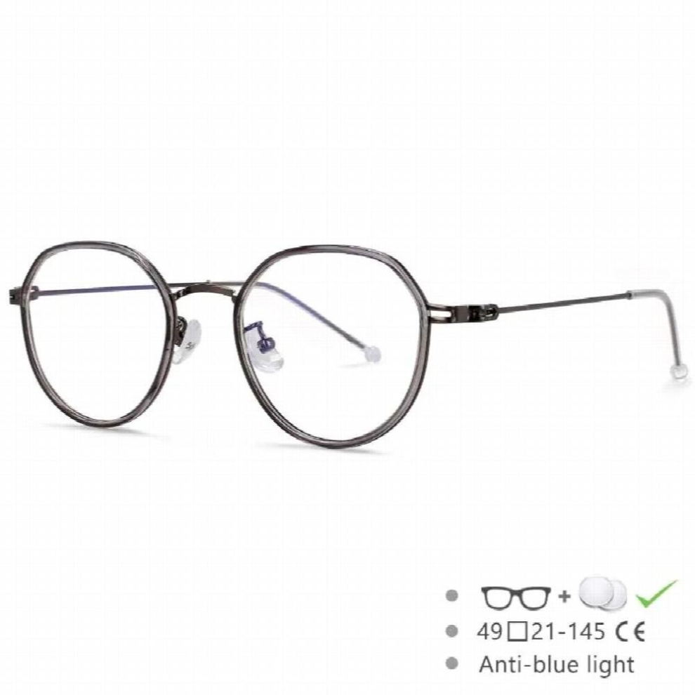 53262 Ultralight Round Anti Ray Computer Glasses Optical Men Women Eyeglasses