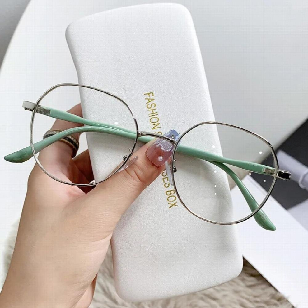 Anti-Blue Light Vintage Classic Glasses Oval Metal Frame Round Metal Optical Frames Computer Glasses light glasses-image-OPC-PCRV6D9-NEW