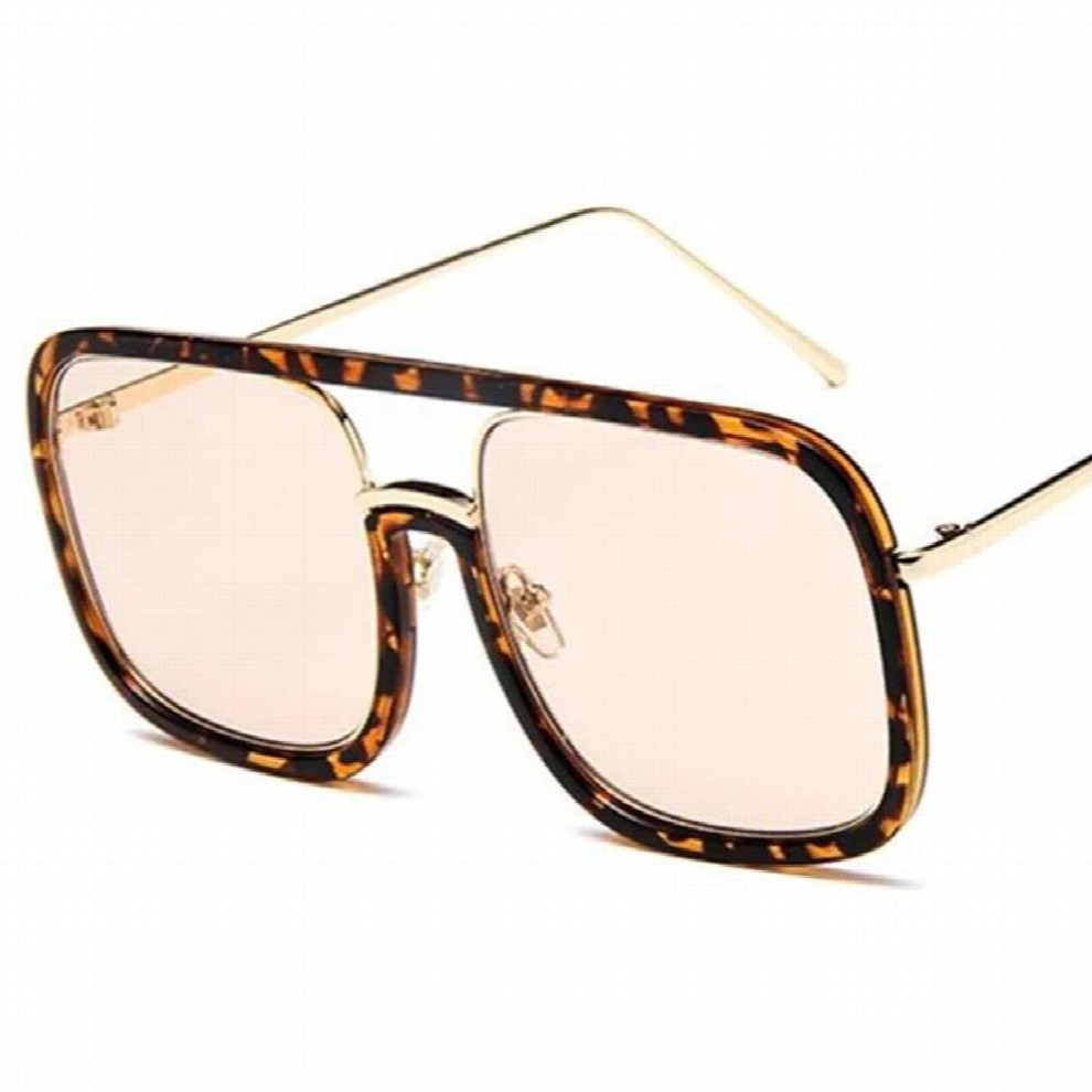 Glasses Women & Men Retro Optical Eyewear Oversize Frame Eyeglasses Unisex Anti-UV Spectacles Double Beam Eyewear