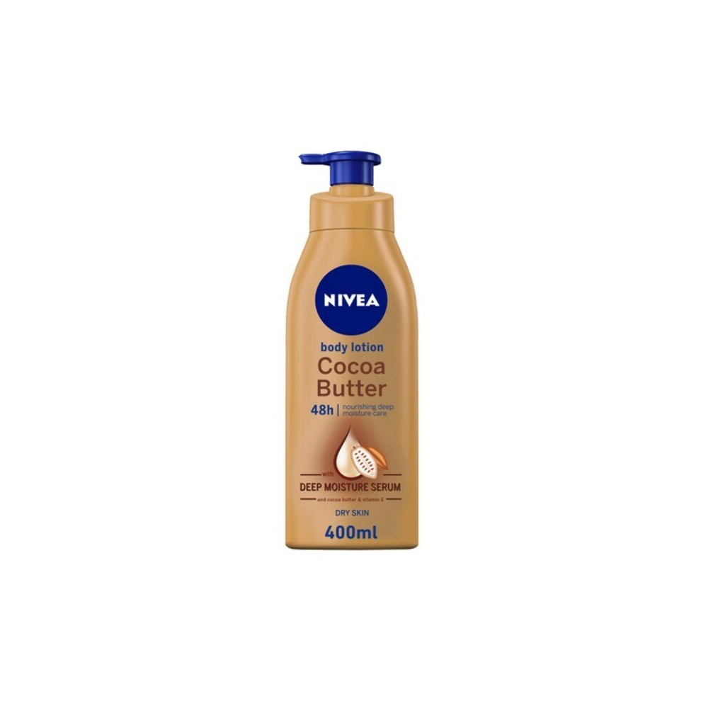 NIVEA Hydrating Body And Lotion Dry Skin Cocoa Butter Vitamin E 400ml