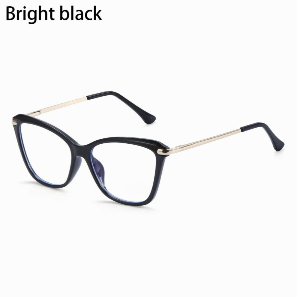 Multicoloured Cat Eye Glasses For Women Vintage Computer Eyeglasses Oversized Optical Glasses Anti Light Blocking Gafas Lunette