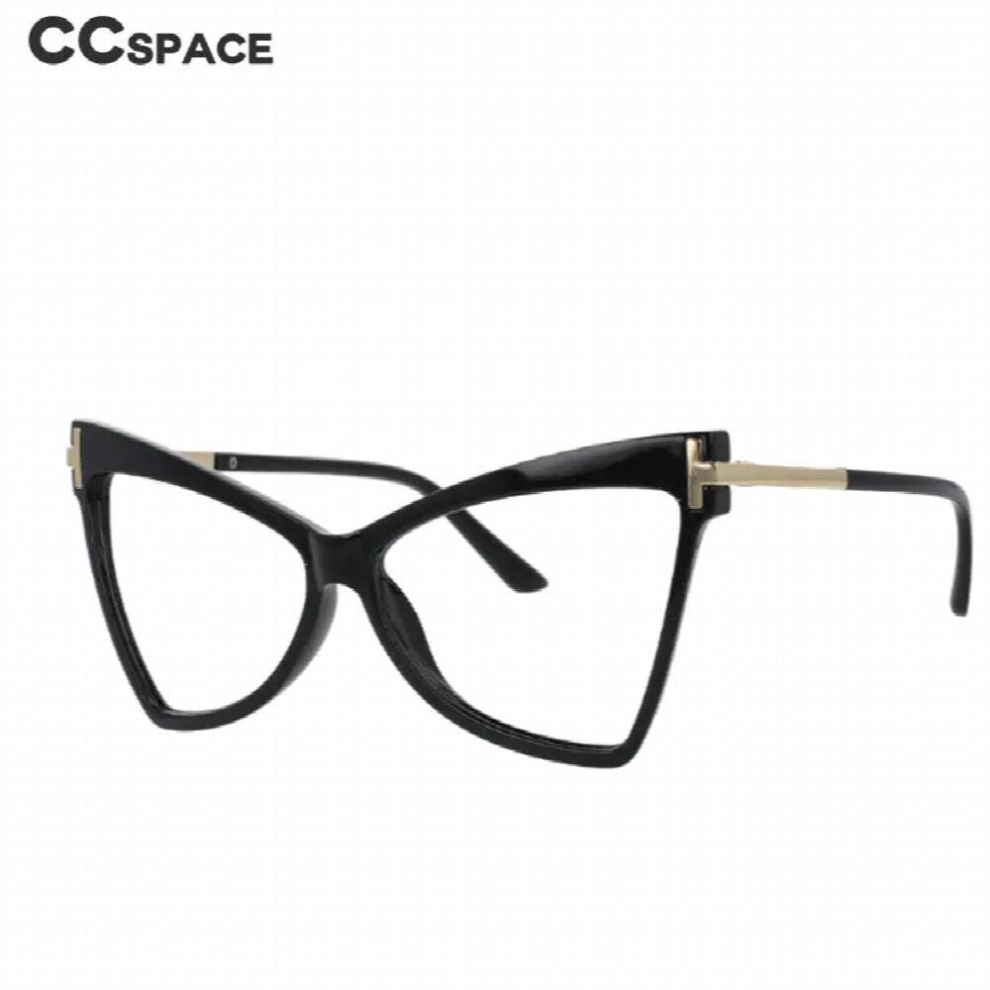 Multicoloured 51039 Cat Eye Anti Light Glasses Frame Oversized Men Women Optical Computer Eyeglasses