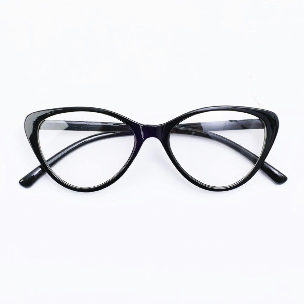 Cat Eye Triangle Frame Anti-Blue Light Glasses Classic Men Women Reading Eyewear Retro Triangle Frame Transparent Eyeglasses