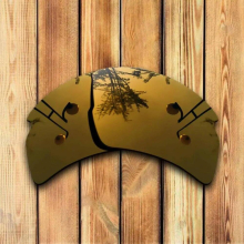 100% Precisely Cut Polarized Replacement Lenses for Flak 2.0 XL Sunglasses Copper Mirrored Coating Color- Choices