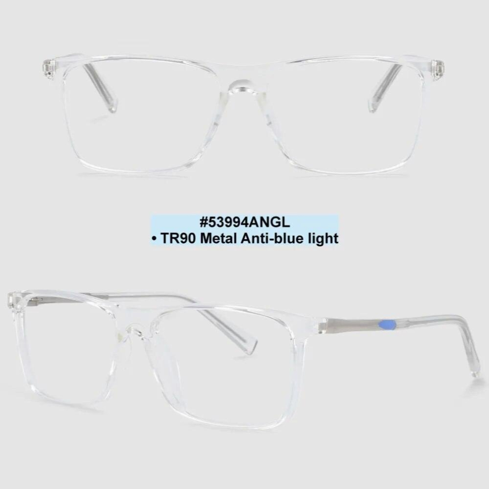 53994 TR90 Retro Anti Light Optical Glasses Frames Rectangle Men Women Computer Eyeglasses