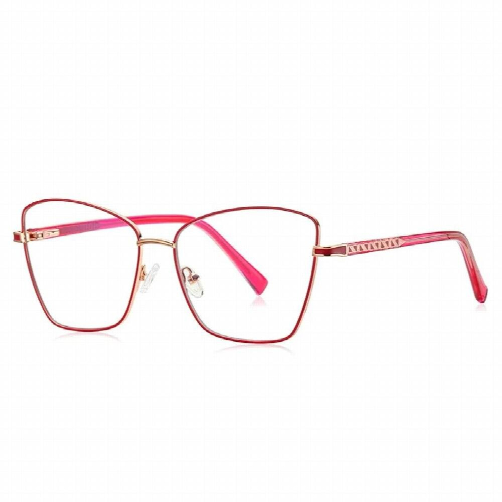 55527 Spring Hinge Anti Metal Glasses Frames Women Cat Eye Optical Computer Eyeglasses Prescription Glasses