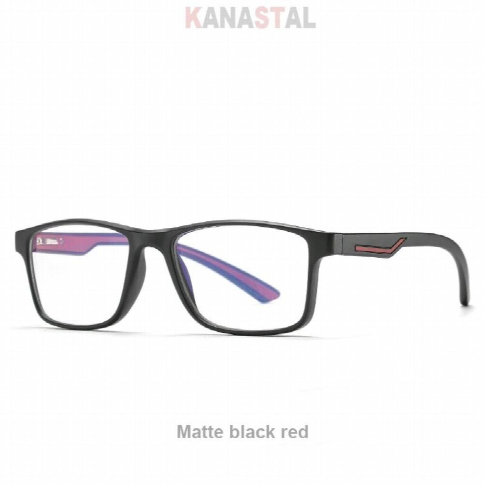 Multicoloured Men Light Blocking Glasses Women Computer Tr90 Square Eyeglasses Frame Anti Fatigue Students Prescription Eyewear