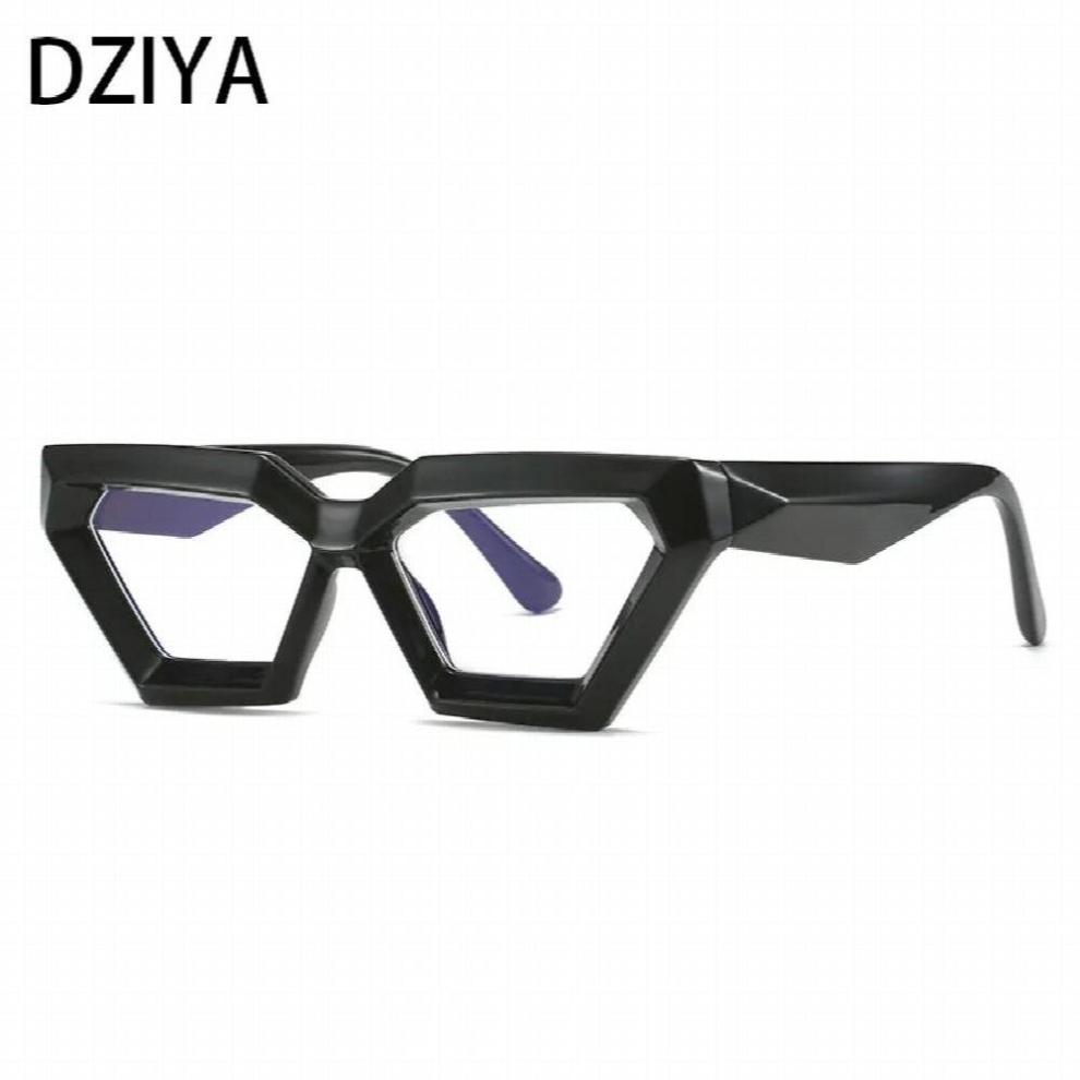 Big Frame Glasses for Women Men Leopard Eyeglasses Female Optical Spectacles Cat Eye Prescription Eyeglass Frame 60451