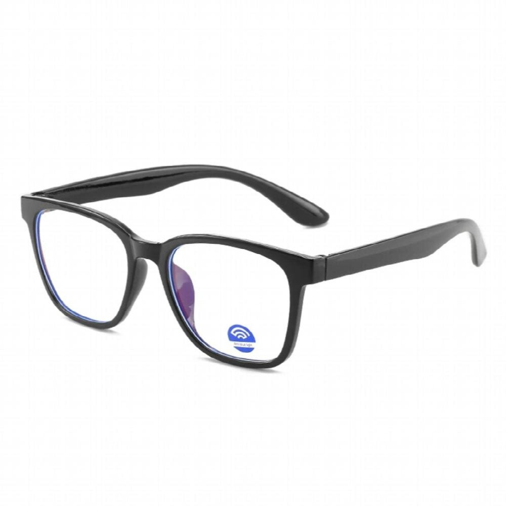 Rectangle Transparent Frame Anti Light Glasses Women Men Computer Gaming Eyeglasses Optical Plain Spectacles