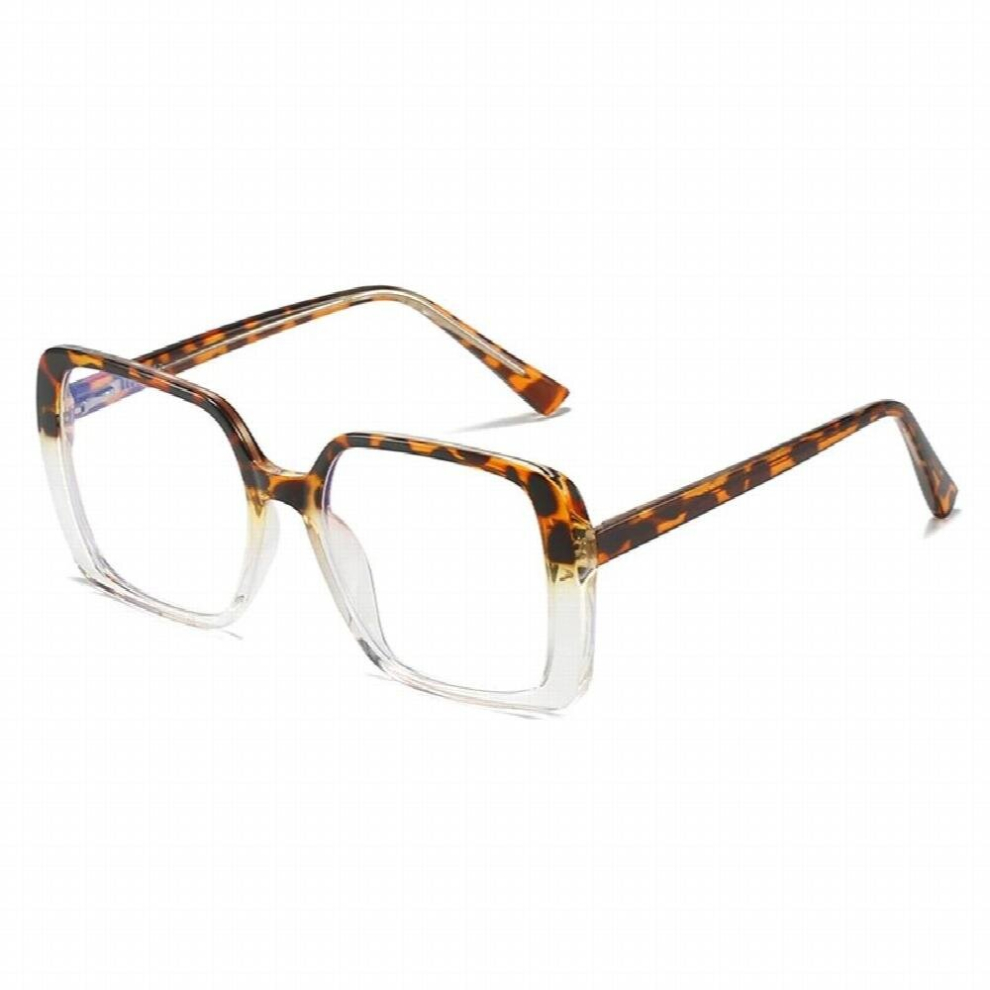 SHAUNA Retro Square Clear Anti-blue Light Eyewear Women Double Glasses Frame TR90 Spring Hinge Men Optical Frame