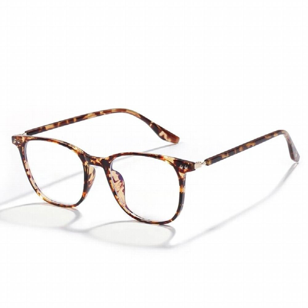 Retro Optical Frame TR90 Glasses Anti Light Men Rectangle Transparent Eyewear Women Blocking Lens S5064