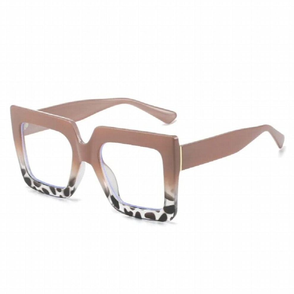 56355 Oversized Anti-Blue Plastic Spectacle Frame Anti-Fatigue Computer Eyewear Frame for Women Square Glasse Eyeglasses