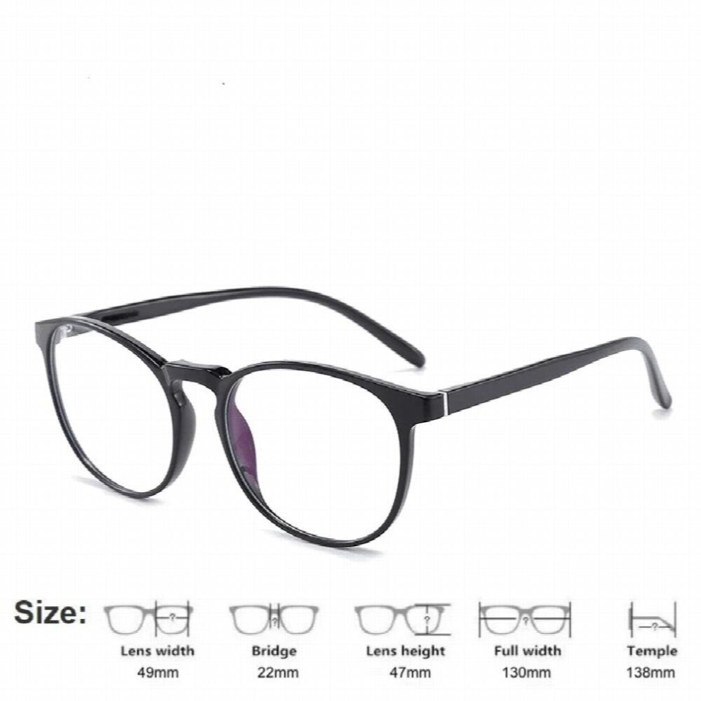 Professional Anti Ray Anti-Fatigue Anti-Uv Wide Bridge 22Mm Clear Lenses Indoor Eyewear Computer Goggles Gaming Eye Glasses 885672532017