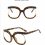 Large frame - proof flat mirror woman Owl frame can be matched with myopia frame 5
