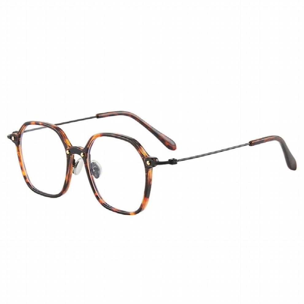 SHAUNA Retro Clear Anti-blue Light Women Polygon Square Glasses Frame Men Optical Green Purple Eyeglasses Frames