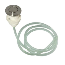 Gourmetier Disposal Air Switch Button, Brushed Nickel