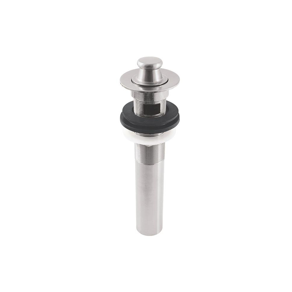 17 Ga Lift & Turn Sink Drain With Overflow, Polished Nickel 780475840348