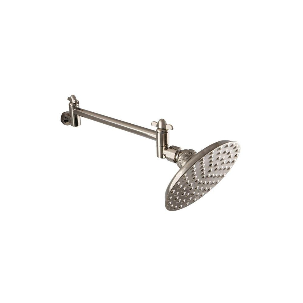 5 In. Victorian Showerhead With High Low Adjustable Arm, Polished Nickel 780475870635