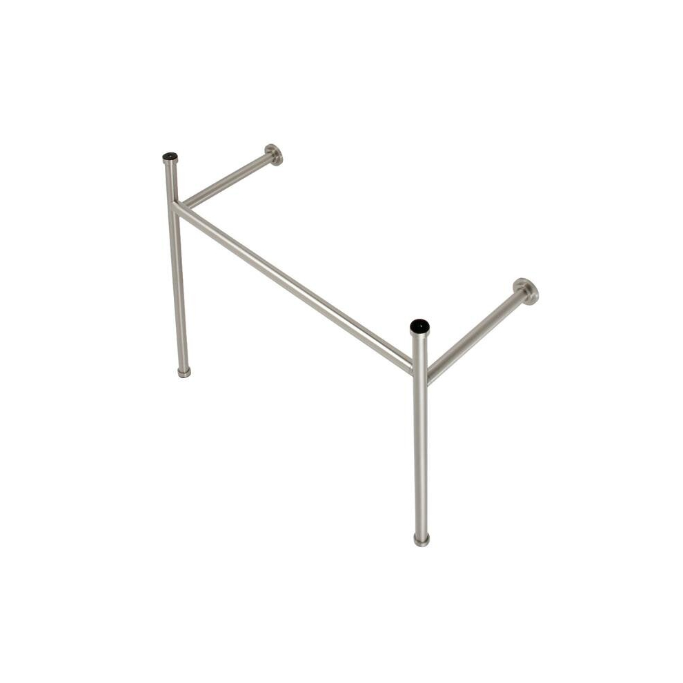 30.5 In. Hartford Stainless Steel Console Sink Legs, Brushed Nickel 780475858572