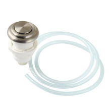 Gourmetier Garbage Disposal Air Switch Button, Brushed Nickel