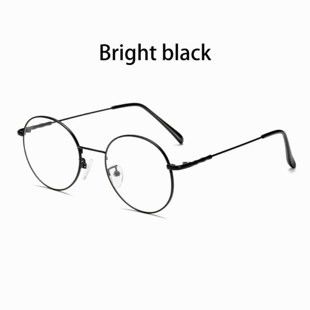 Light Blocking Computer Glasses Ultralight Round Metal Eyewear Goggles Anti Light UV 400 Protecting Eyewear