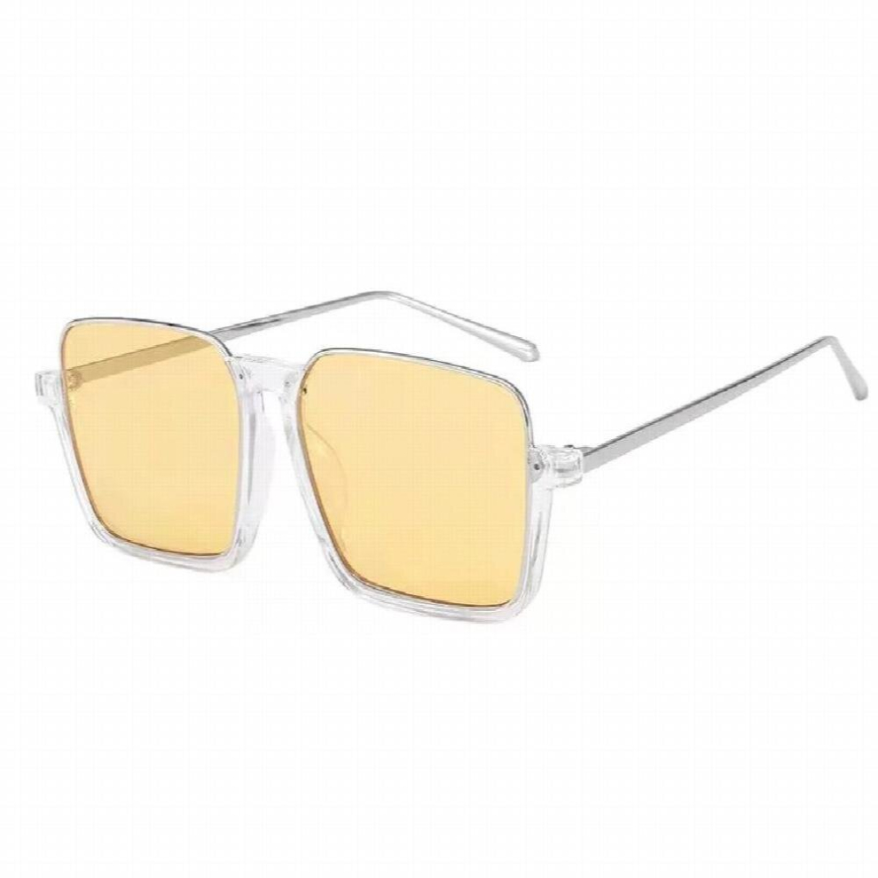 Classic Transparent Frame Semi Rimless Light Blockin Glasses Men Square Anti Ray Eyeglasses Computer Women Gaming 885672533526