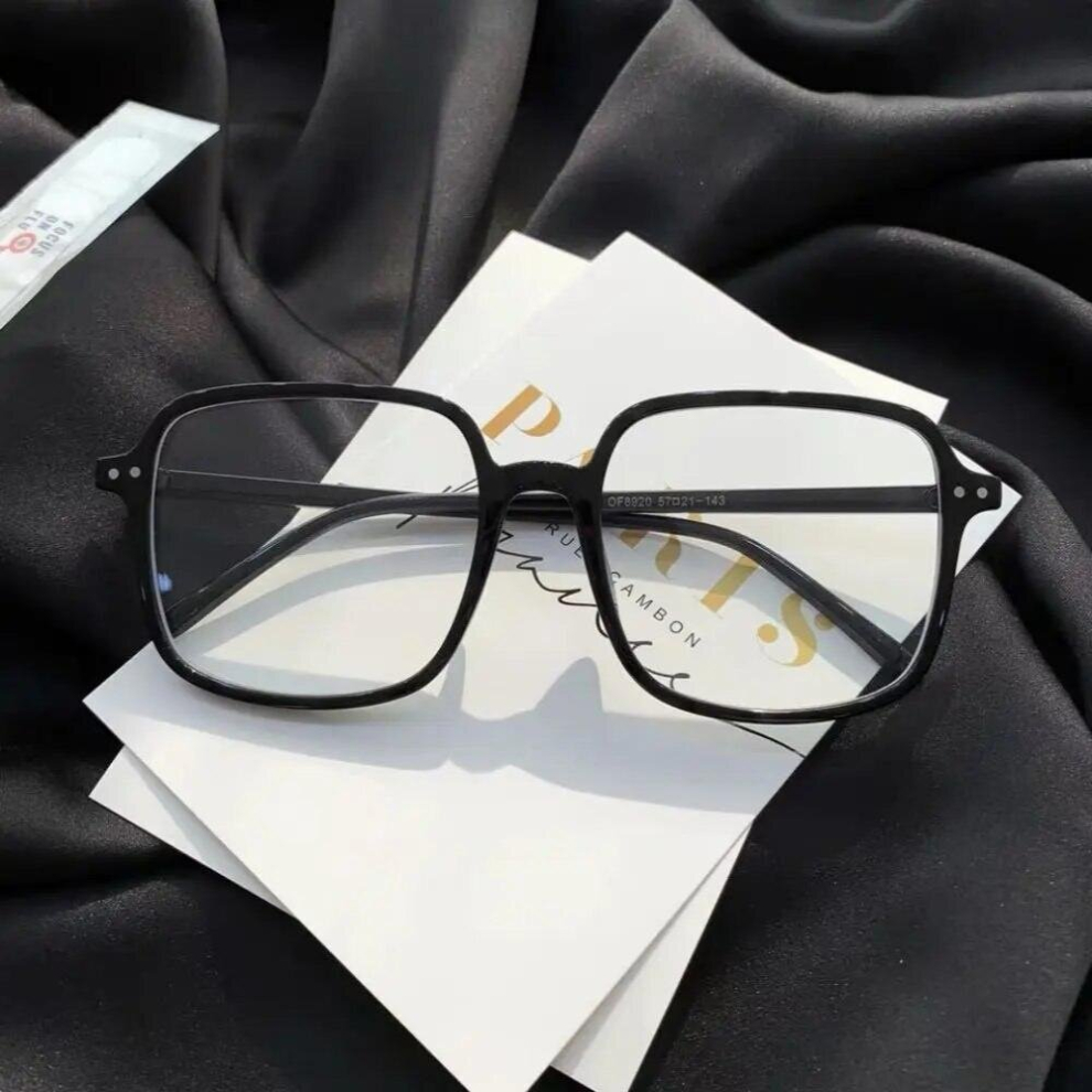 Unisex Anti-blue Light Glasses Big Square Frame Light Blocking Glasses Optical Eyeglasses Vision Care Eyewear for Women Men