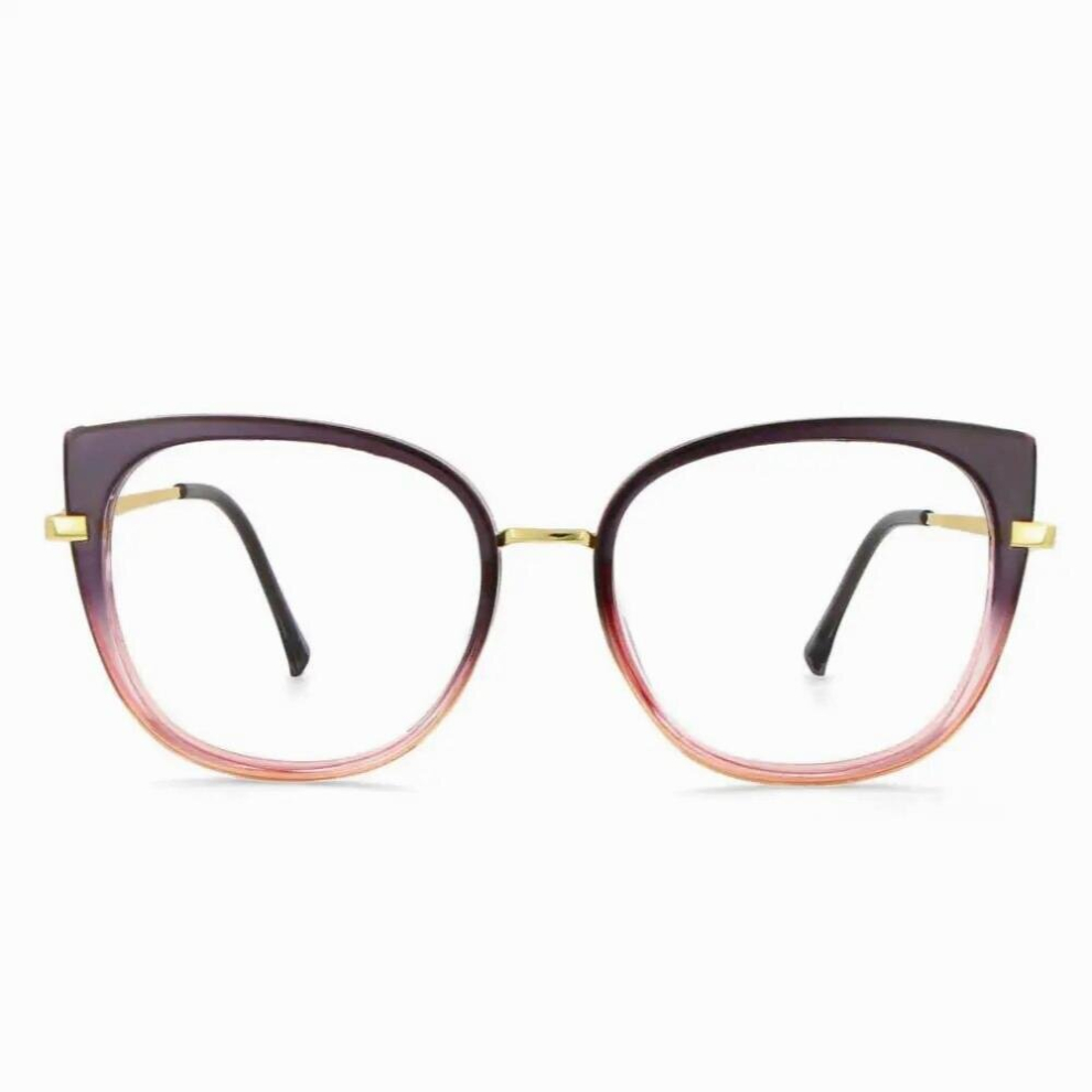 53646 Round Cat Eye Anti Light Optical Glasses Frames Men Women TR90 Computer Eyeglasses