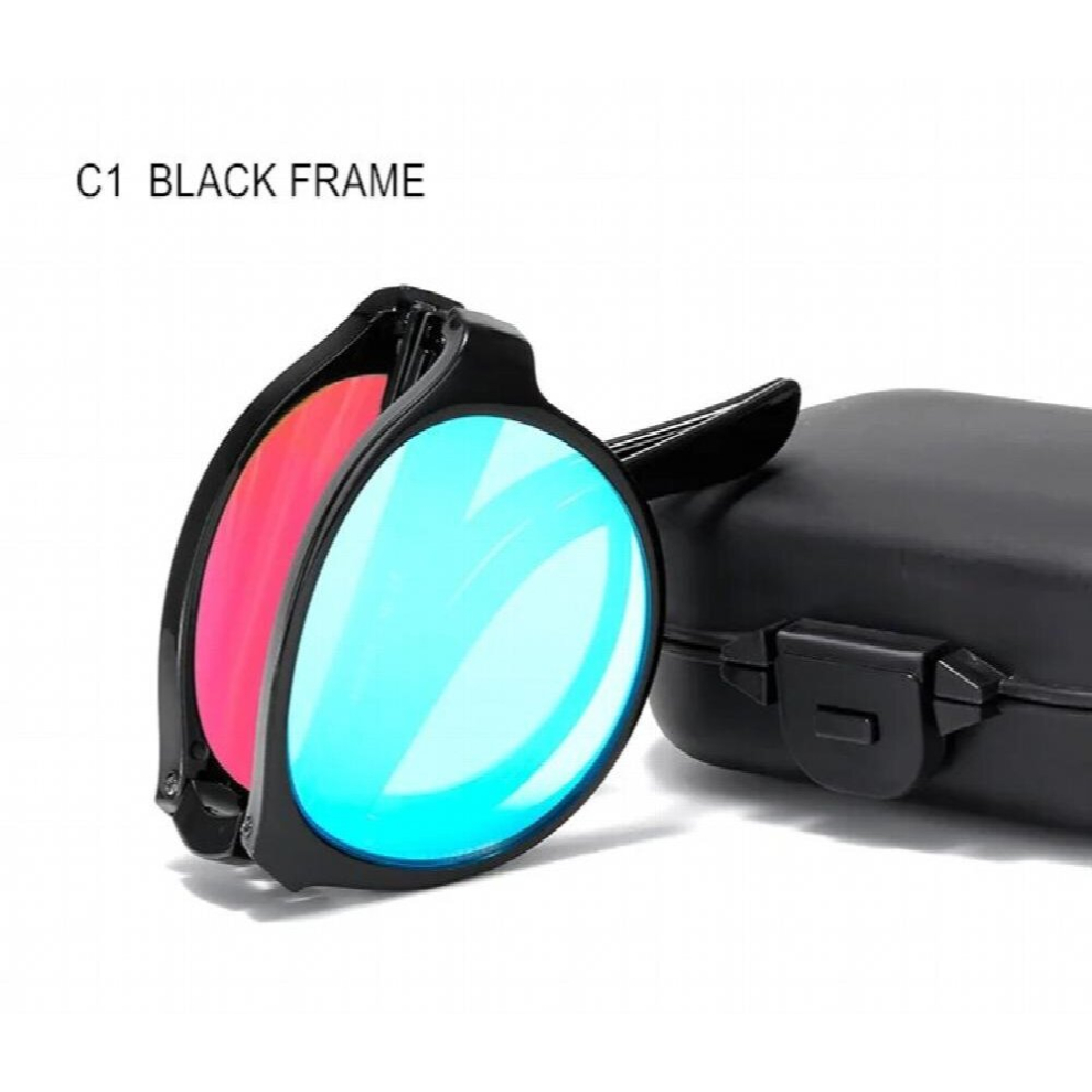Corrective Glasses For Red-green Discrimination Women Men Portable Folding Spectacles For Red-green Colorblindness F578
