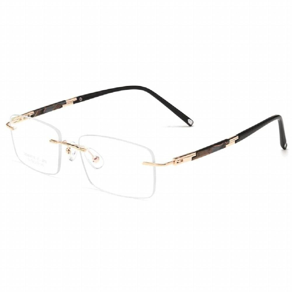 Ultra Light Business Glasses Men Retro High Acetate Titanium Frame Eyewear Women Optical Prescription Rimless Eyeglasse