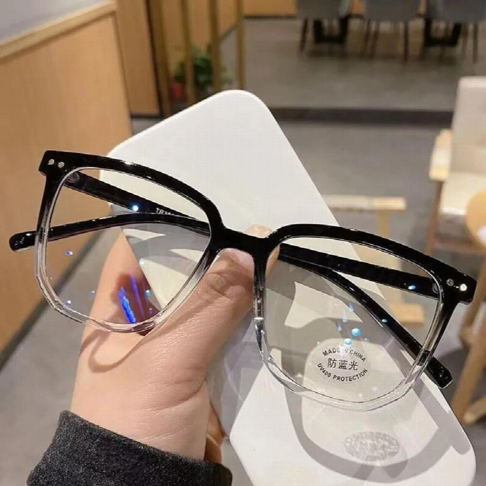 Multicoloured Oversized Reading Glasses Men Women Square Frame Eyewear Unisex Short-Sighted Myopia Glasses Prescription Diopter Eyeglasses