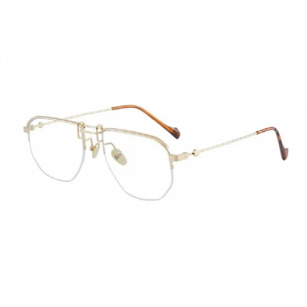 Aviator Glasses Frame Girl Ins No Makeup Plain Glasses Men Light Eyewear Decorative Computer Glasses