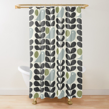 Shower Curtains Orla Kiely for Bathroom Decor 72x72 inches