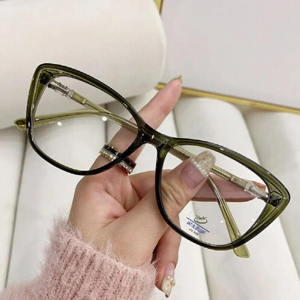 Cats Eye Computer Glasses Light Eyeglasses Slimming Glasses Frame Stylish Retro
