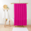 Shower Curtains Hot Pink Solid Color for Bathroom Decor 72x72 inches 3